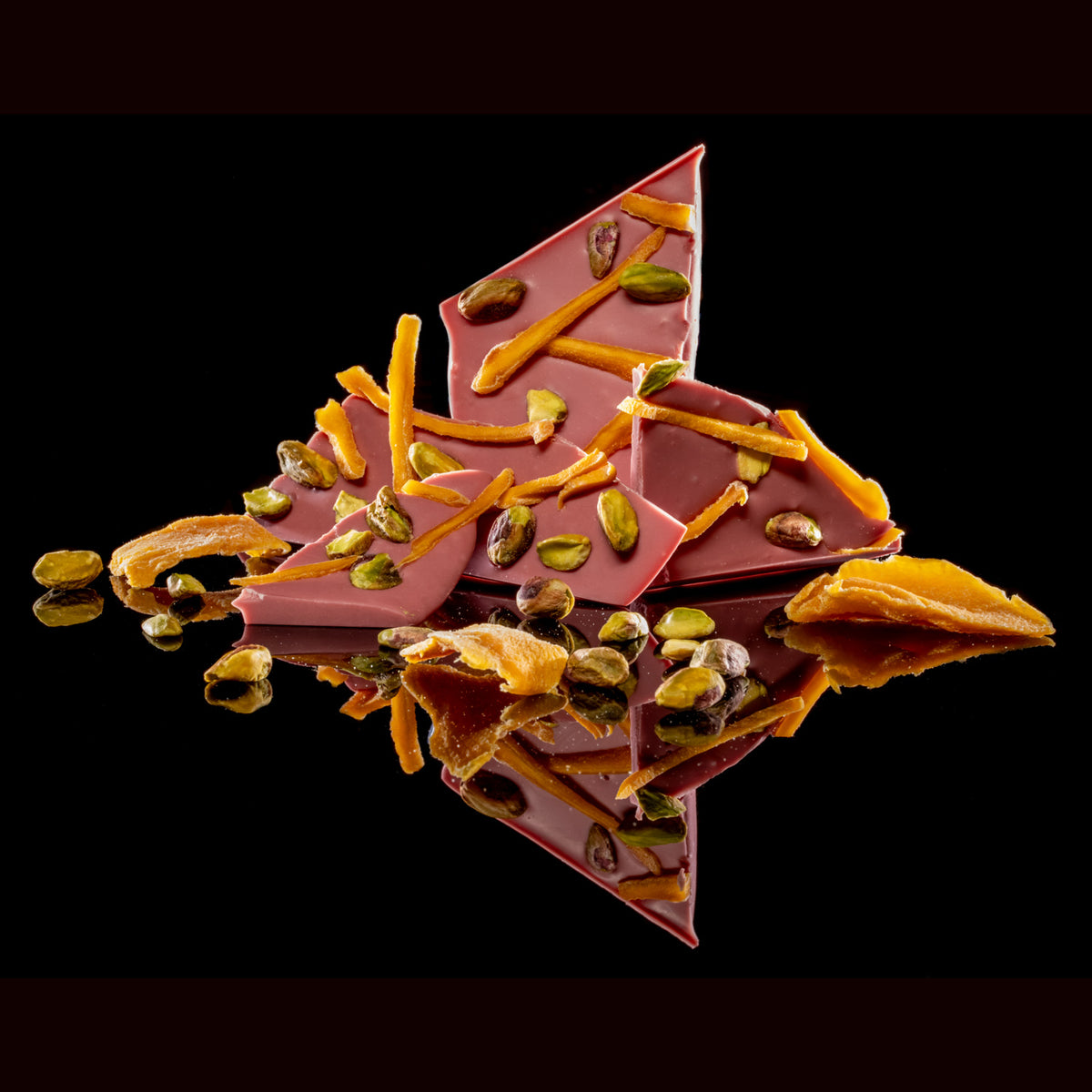 Ruby Chocolate Bark Box - Pistachio + Mango